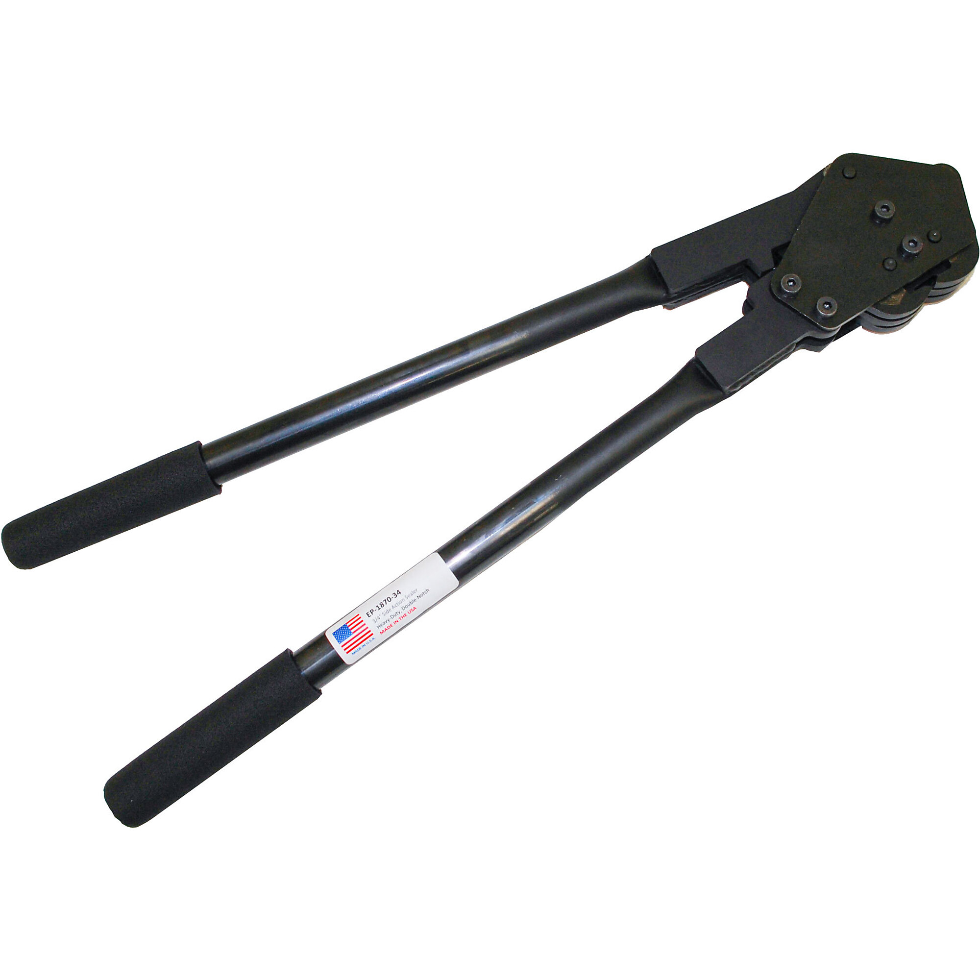 Encore Packaging, HD Double-Notch Side Action Slr - 3/4in. for Steel, Application Sealer, Included (qty.) 1 Material Steel, Model# EP-1870-34